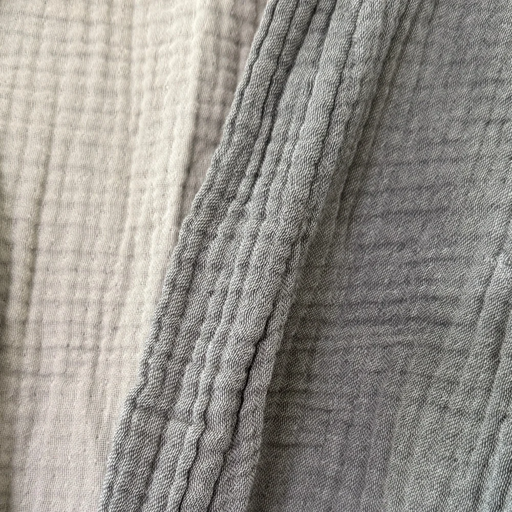 House No. 23- L / XL- Turkish Cotton Gray Women's Robe